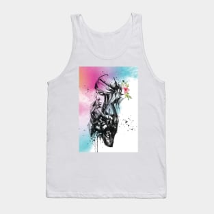 Woman and Wolf Tank Top